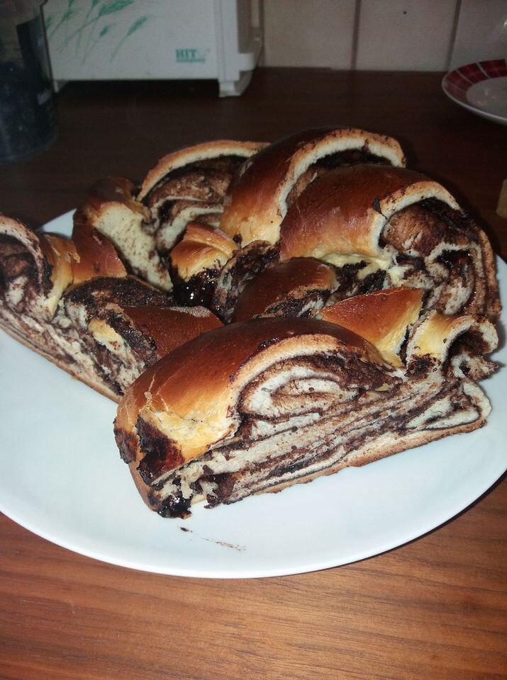 Ostoros kalács, nagyon kakaós és finom puha