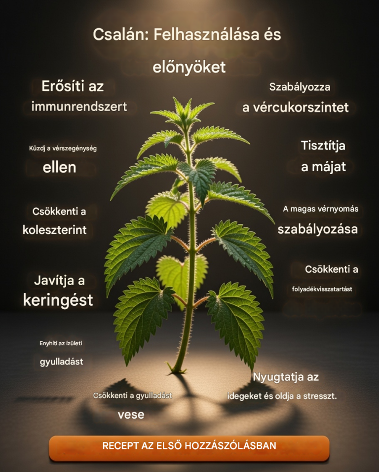 Csalán: Előnyök, Felhasználás és Természetes Receptek