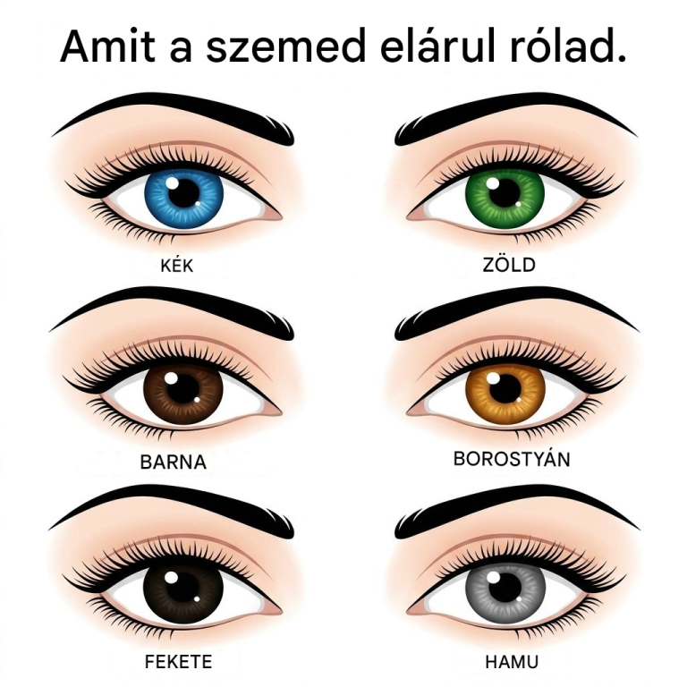 Mit árul el rólad a szemed színe?