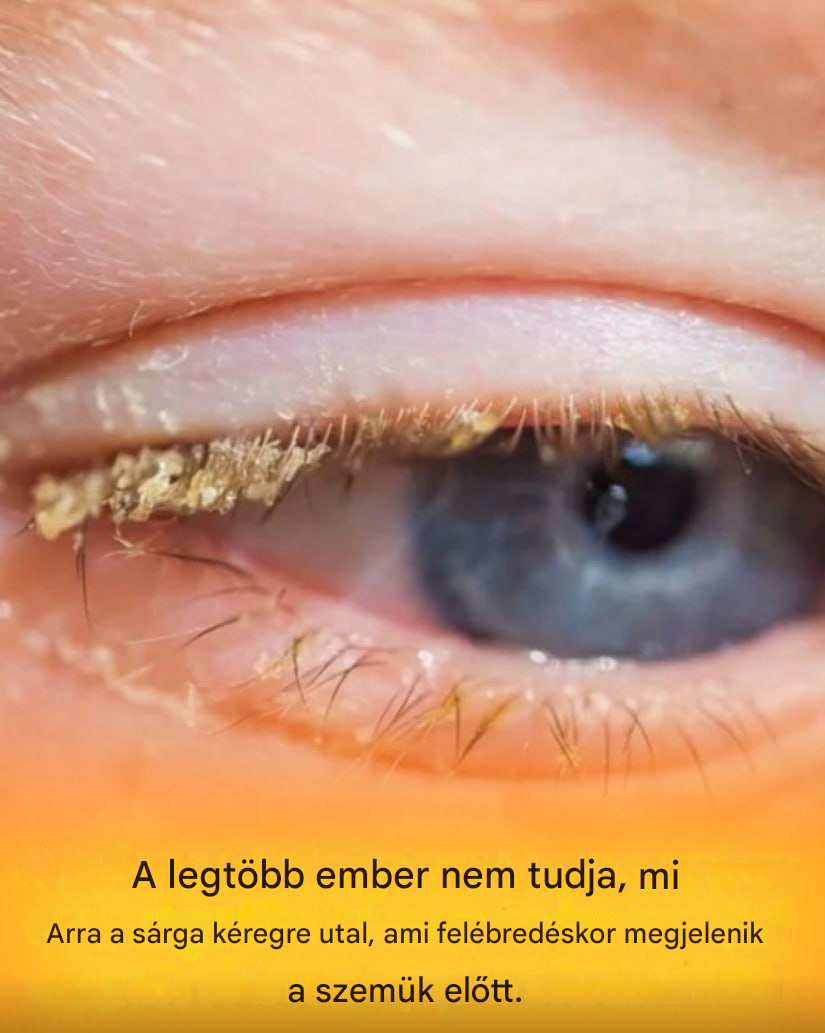 Sárga szemkenet ébredéskor: Mit jelent?