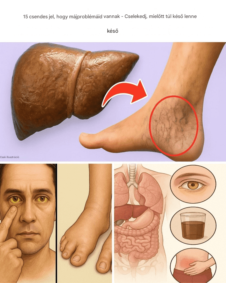 15 csendes jel, hogy baj van a májaddal – Cselekedj, mielőtt túl késő lenne