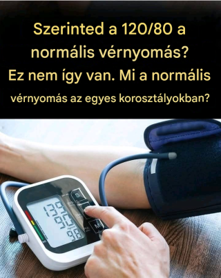 Mennyi a normális vérnyomás az egyes korosztályokban?