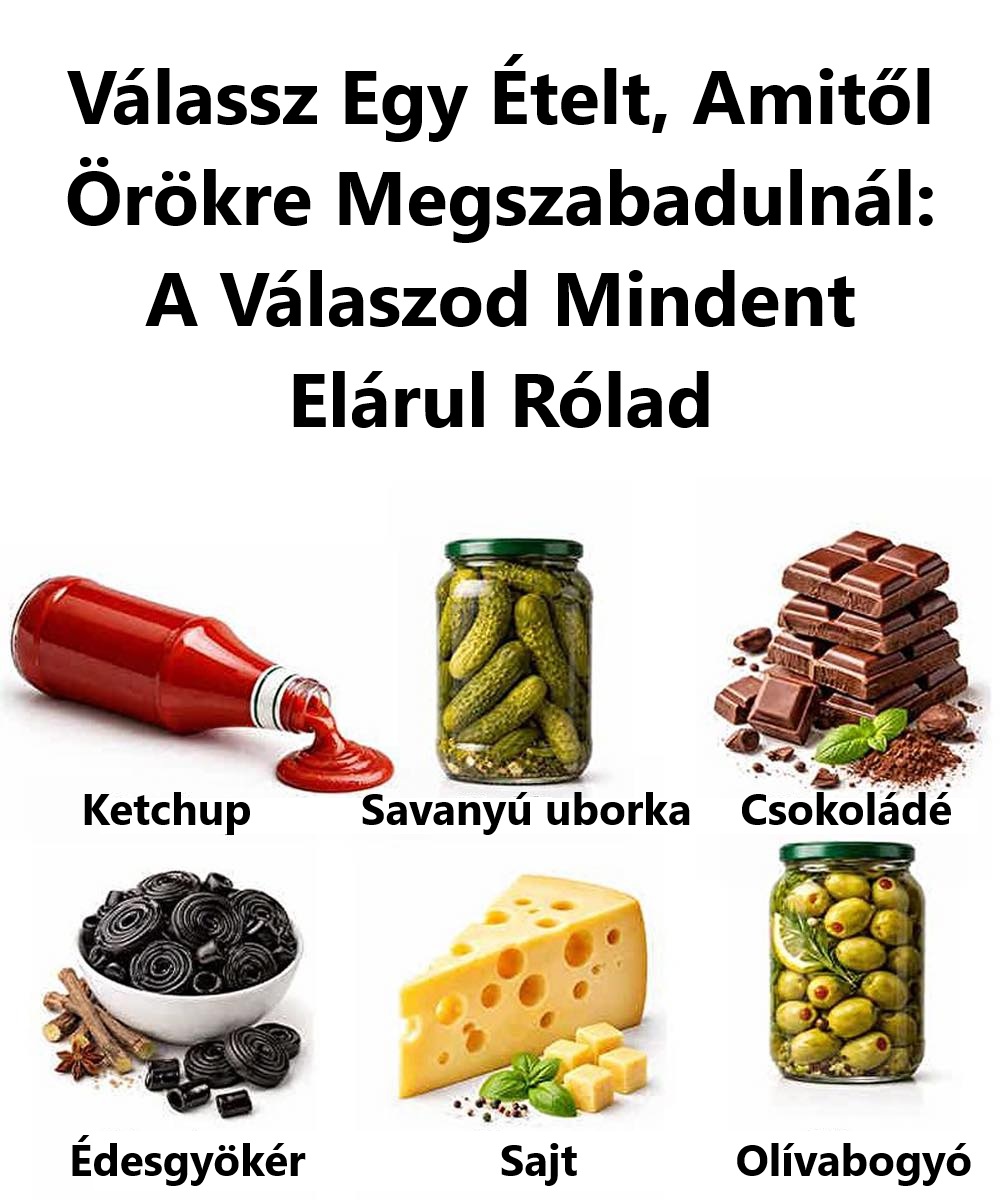 Válassz egy ételt, amit örökre száműznél (és amit ez titokban elárul rólad)